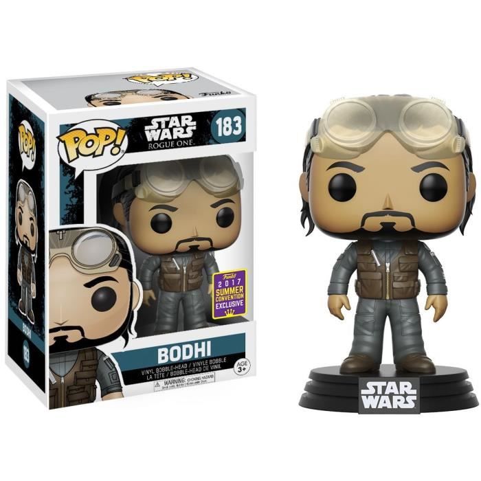 Figurine Funko Pop! Star Wars Rogue One: Bodhi - FUNKO - Pop! Star Wars - Gris - Mixte - 3 ans et plus