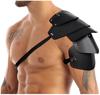 Men's Black Viking Warrior Style Multi-Layered Shoulder Armor Medieval Retro Armor Knight Armor Cosplay Accessory