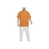 Nike Crew Neck Pullover Solid Color Short Sleeve T-Shirt Men Tops Orange FV7727-815