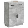 Sideboard Concrete Grey 66 x 34.5 x 87 cm Engineered Wood