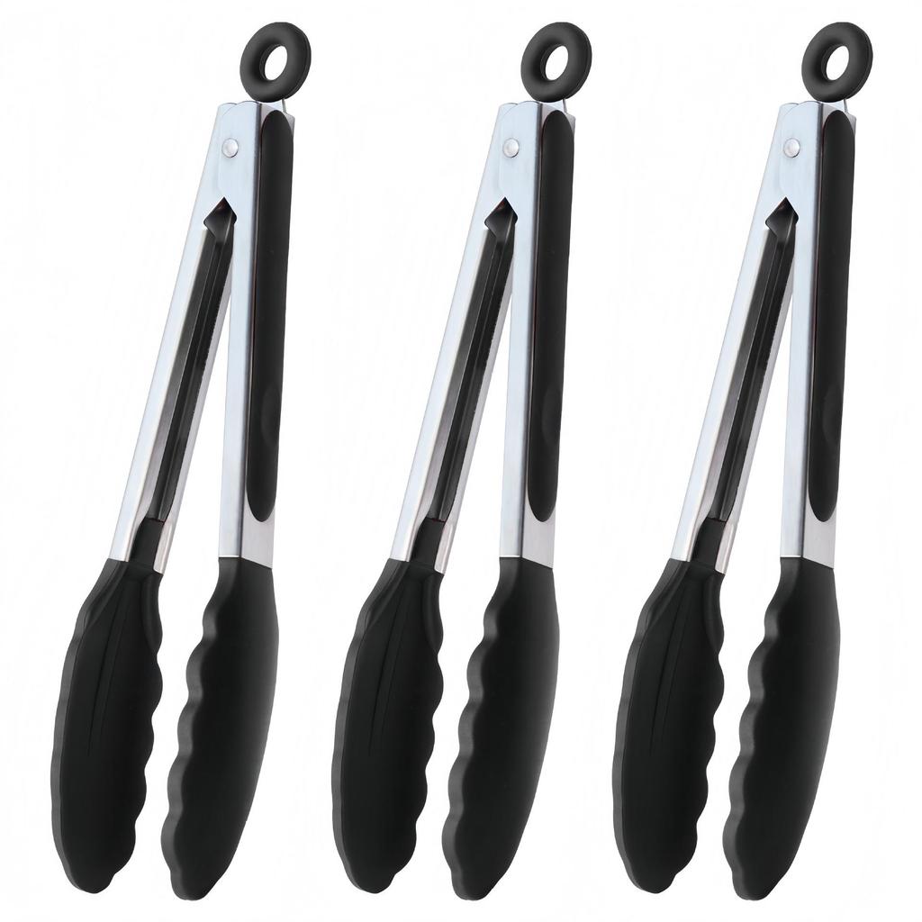 Korean BBQ Stainless Steel Tongs for Grilling
