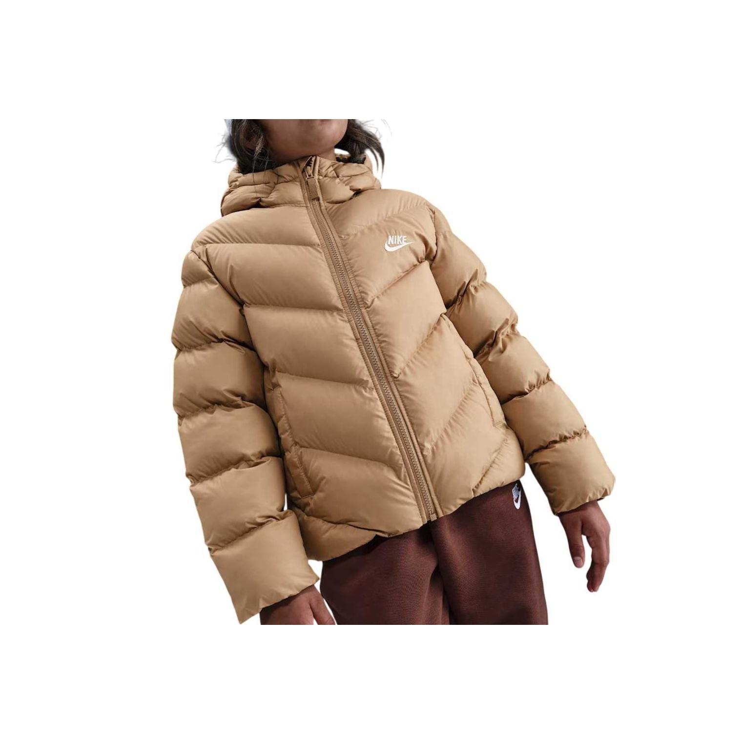 Nike Sportswear Therma-Fit Fashionable Versatile Hooded Long Sleeve Down Jacket Kids outerwear HQ4976-200 XL