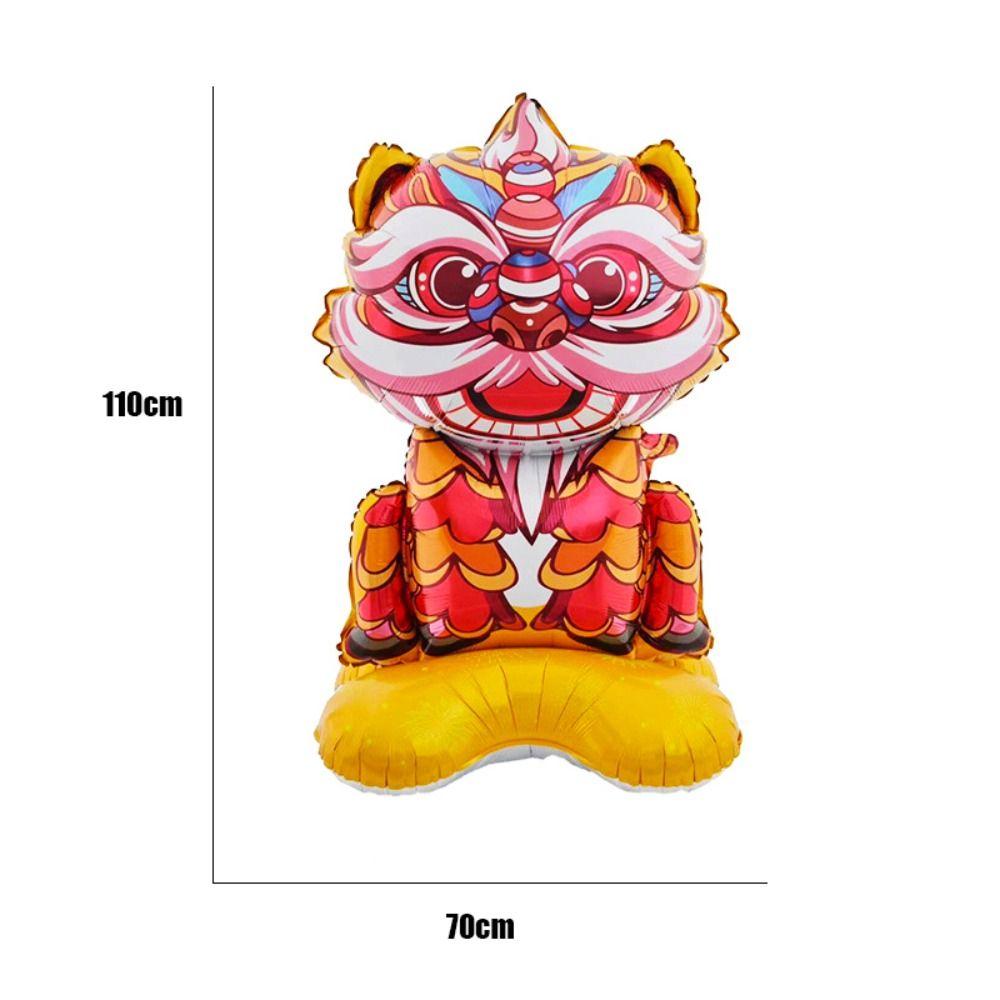 Chinese Style Spring Festival Aluminum Film Balloon Maroon Blessing Bag Balloons  Spring Festival