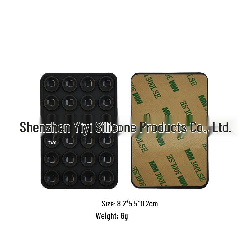 Silicone Phone Holder: Portable, Anti-slip, Stable Suction Cup Back Sticker