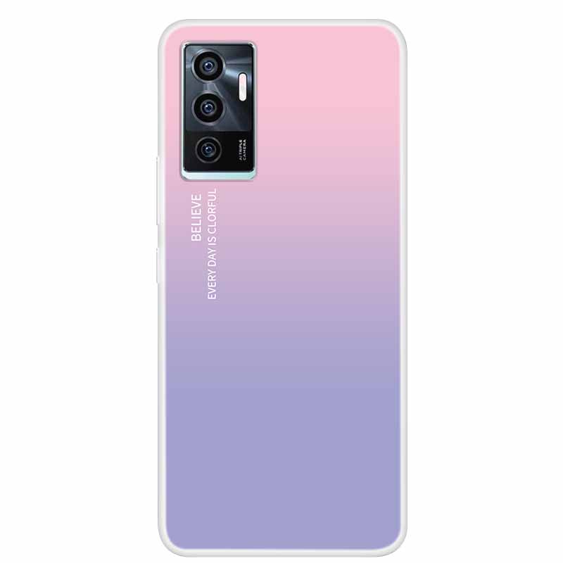 For vivo V23e V21E 5G 4G Cases Transparent Marble Soft TPU Silicone Back Covers for Vivo V21 5G Cases Clear Bumper for vivoV21
