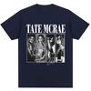 2026 New Vintage Tate McRae Signature Print T Shirt The World Tour Fashion Men Tshirts 100 Cotton Oversized T Shirts Streetwear