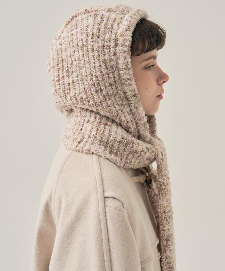 Deuloupisumeon Boucle Tie Muffler Balaclava [Mixed Pink]