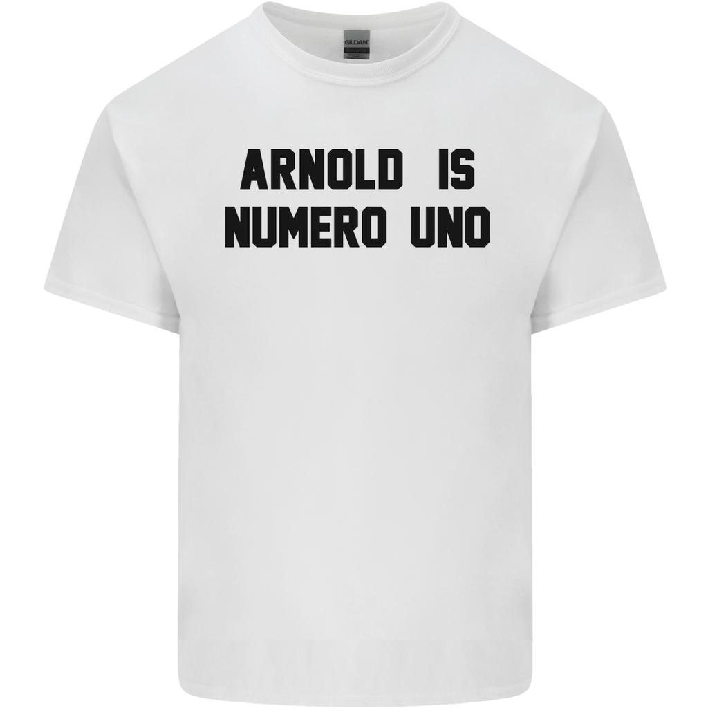 Arnold Is Numero Uno Schwarzenegger Gym Unisexs Light Cotton Tshirt