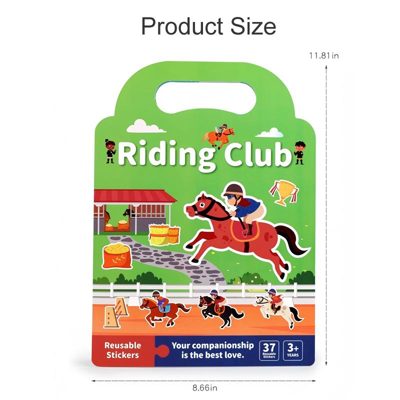 Kids' Reusable DIY Sticker Books Multi-Theme Bubble Sticker Jelly Stickers Portable Montessori Sticker Toy Gifts for Children