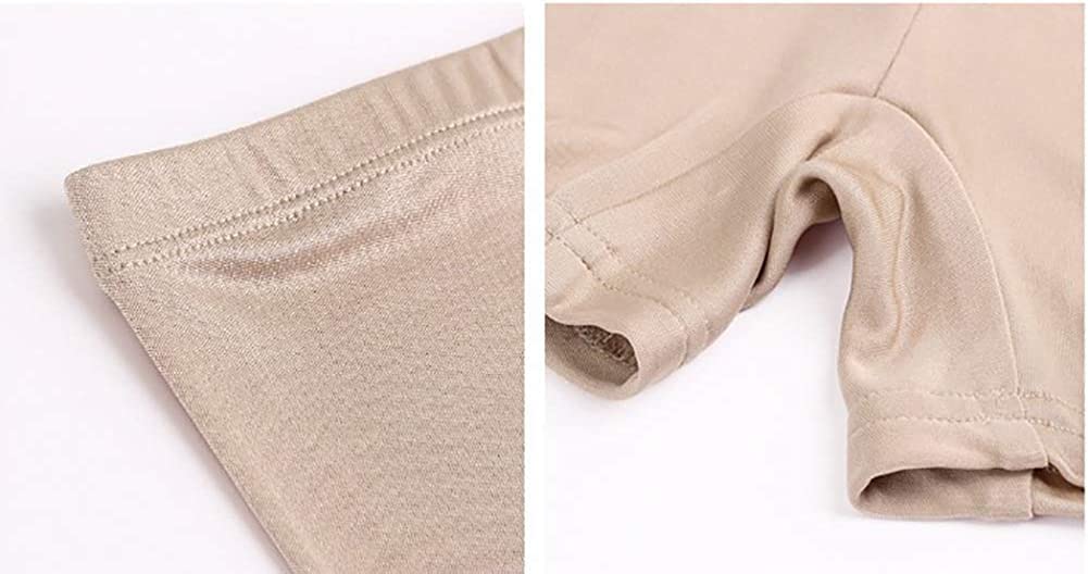 (MAYUDAMA Seide) Entspannte Seiden-Boxershorts, Atmungsaktiver Seiden-Trikot-Jersey, Damenunterwäsche, Schlicht, Basic, Hypoallergen, Erhältlich in Verschiedenen