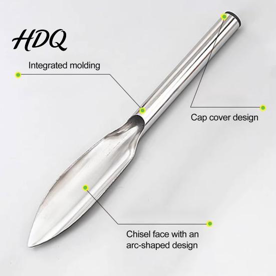 Corrosion Resistant Garden Tool Stainless Steel Trowel Narrow Pointed Gardening Hand Shovel Lightweight Digging Spade for Planting Weeding,