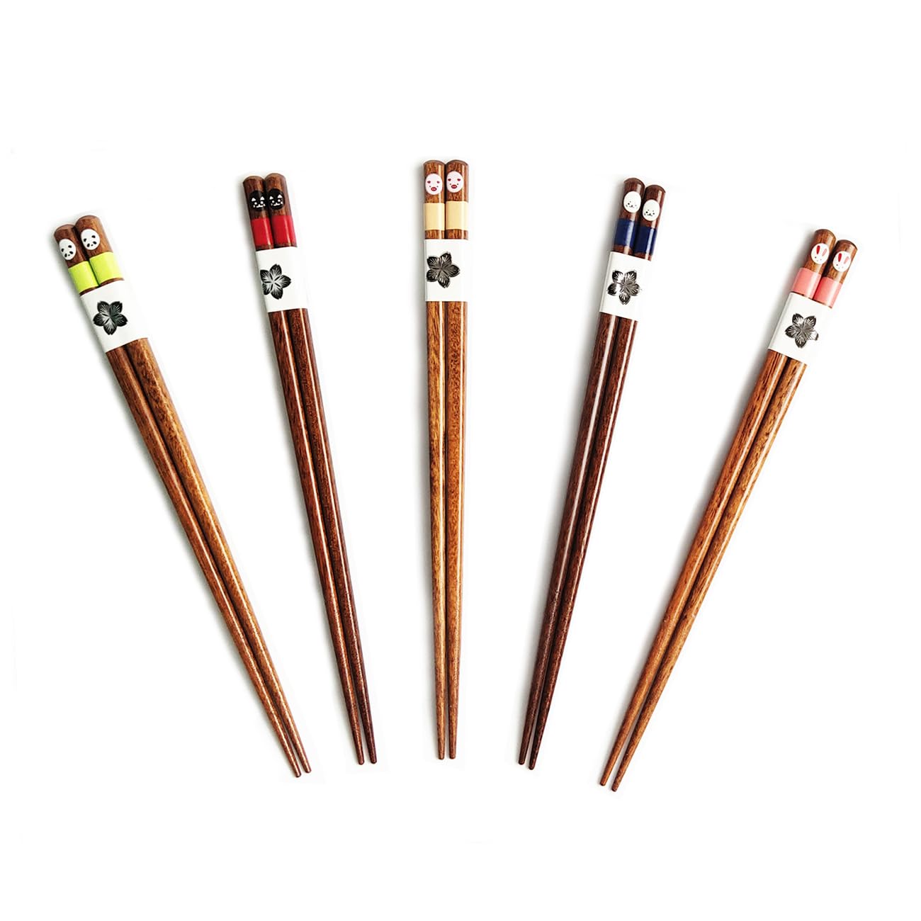 

KXLCGYK Wooden Chopsticks 5 Perfect for Home Gift Set, 22.5cm, Lacquered, Pairs, Non-Slip, Use,
