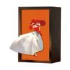 Creative Dress Shaped Tissue Box with Pattern - Decorative Tissue Holder for Living Room Desktop