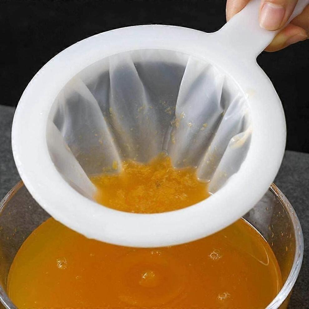1-Piece Ultra-Fine Nylon Mesh Strainer, 100-Micron Food-Grade Sieve