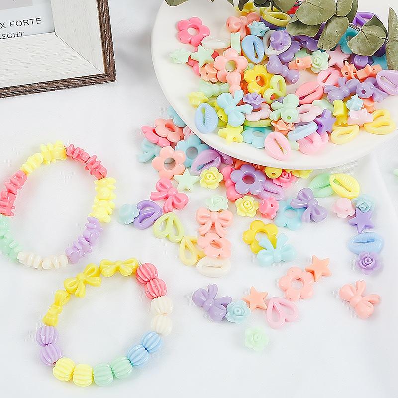 Letter Acrylic Beads Acrylic 30g Loose Beads DIY Pendant Colorful Earrings Necklace Jewelry Accessories Manual Accessories