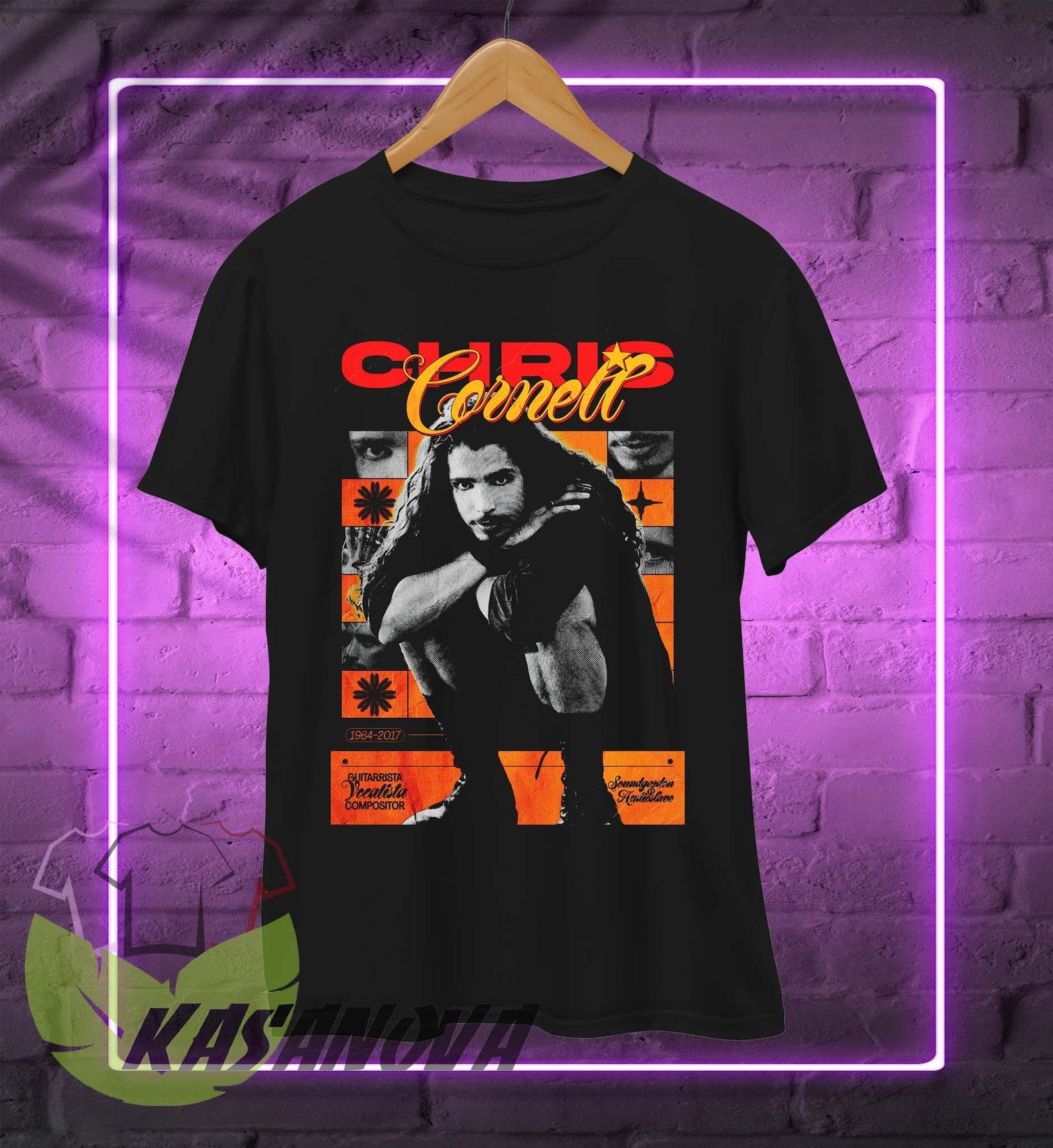 Soundgarden Chris Cornell Graphic Tee: Grunge Rock Band Shirt 3XL
