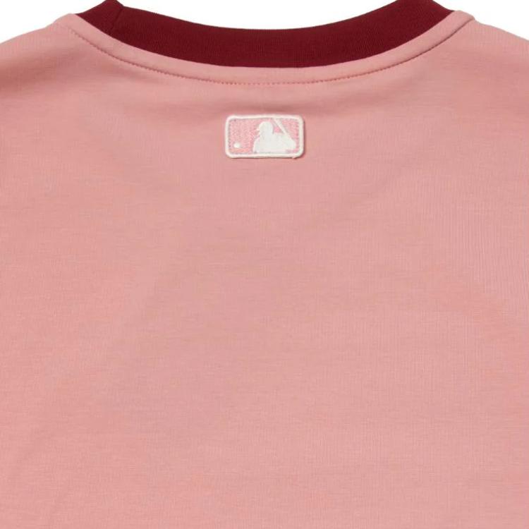 New MLB New York Yankees T Shirt Women's Pink 3FTSV0844-50PKM