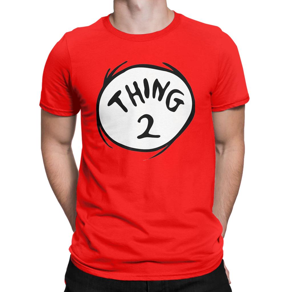 Dr Seuss Thing 1 Thing 2 Buddies reading day Tee Shirt for Unisex Women Printed T Shirts 100 Cotton Clothing