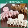 Elegant Extra Large Acetate Hair Claw Stylish Pearl Decorative Clip For All Occasions