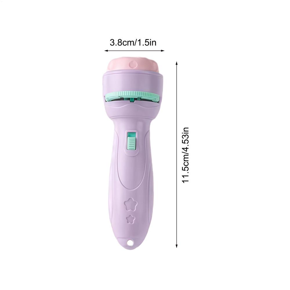 Projector Flashlight with 40 Patterns Bedtime Learning Night Light Night Flashlight Projector Torch Lamp Toy Baby Sleeping Story фиолетовый