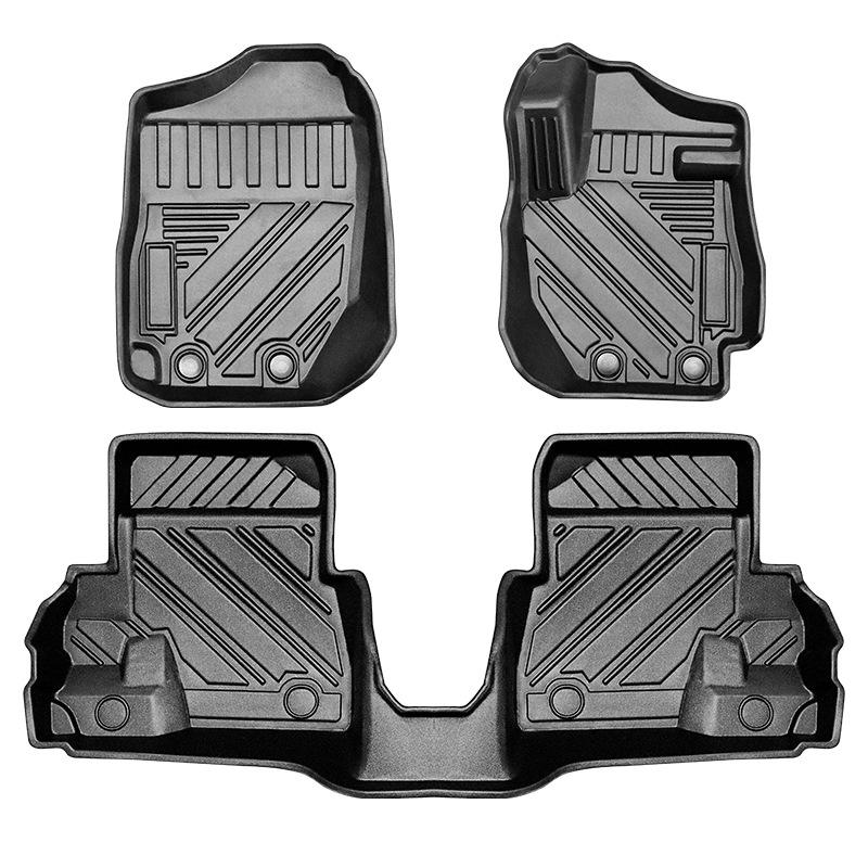 Jimny Suzuki TPE High-Edge Waterproof Rubber Floor Mats - Wear-Resistant Left & Right Foot Car Mats