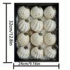 12pcs/set 8.0cm antique-style Christmas ball decorations for Decorations,Wedding Party Decorations,Ball Ornaments