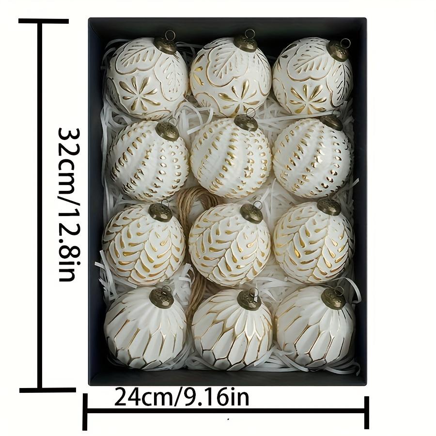 12pcs/set 8.0cm antique-style Christmas ball decorations for Decorations,Wedding Party Decorations,Ball Ornaments
