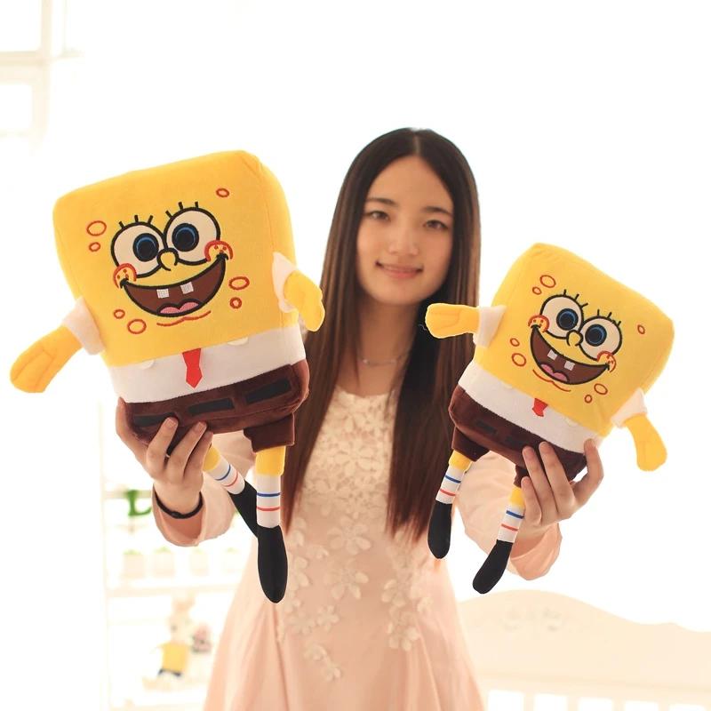 Big Size Very Soft SpongeBob Patrick Star Plush Toy Stuffed Anime Plushies Cute Doll Cuddly Pillow Peluches Gifts Girl