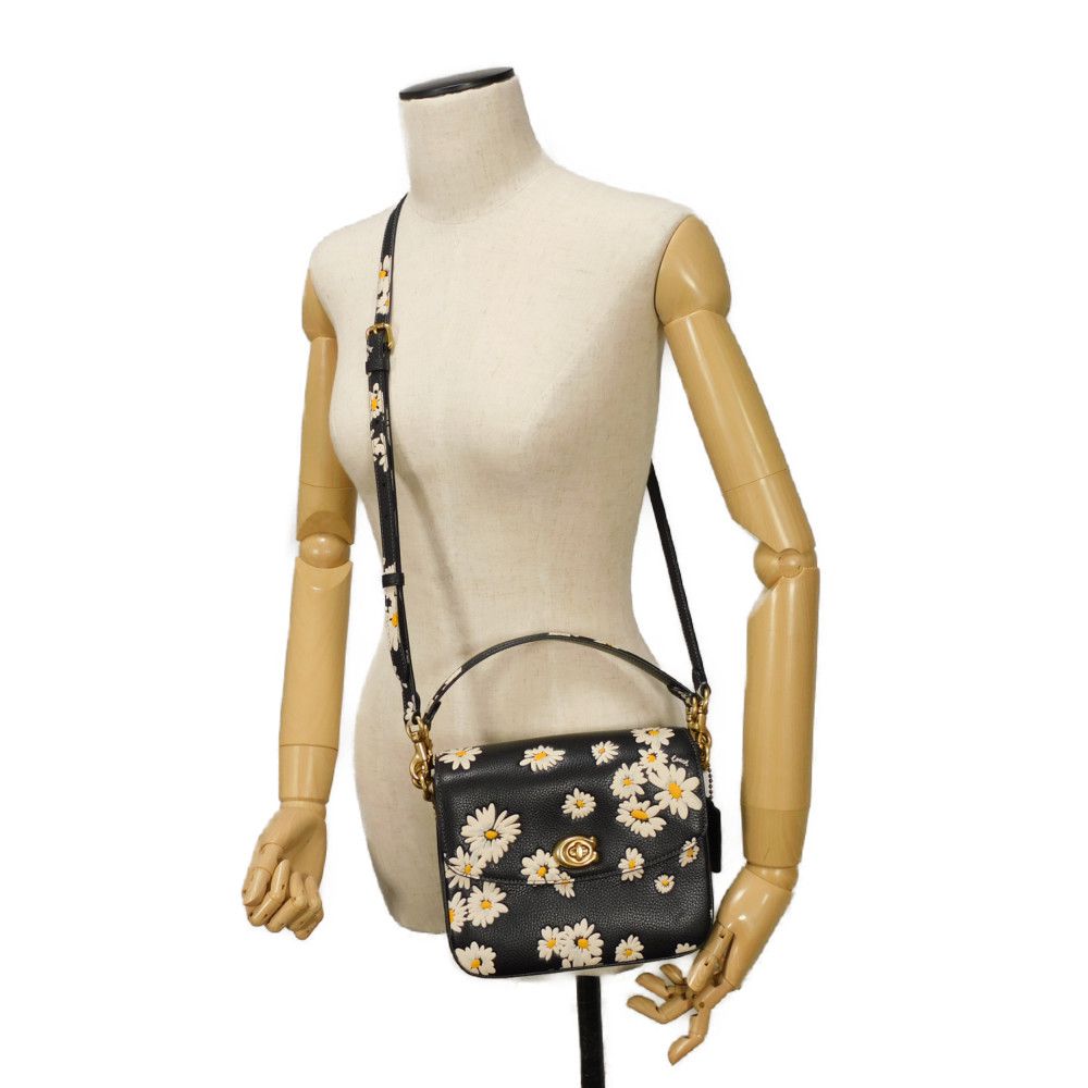Used Cathy Crossbody 19 CR663 7922 (current model) with C logo and flower chain 3-way shoulder bag. Excellent