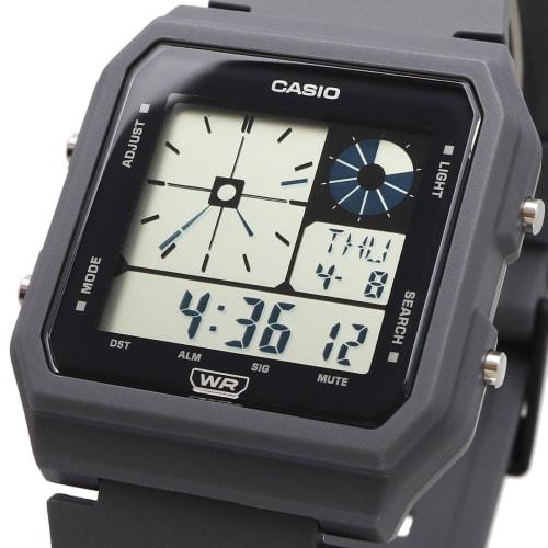 Casio Standardní digitální hodinky CASIO s analogovým displejem LF-20W-8A2 Unisex šedý zámořský model