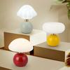 Mushroom Night Light USB Dimmable Desk LampTouch Switch Bedroom Bedside Lamp Eye Protection Learning Rechargeable Table Lighting