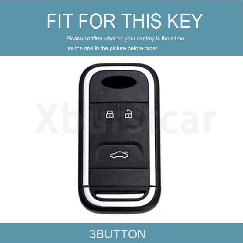 Auto For Cheri Tiggo 8 Keyless Holder Shell Soft TPU Car Key Case Cover Protect For Chery Tiggo 3 5X 4 8 Glx 7 2019 2020 Arrizo