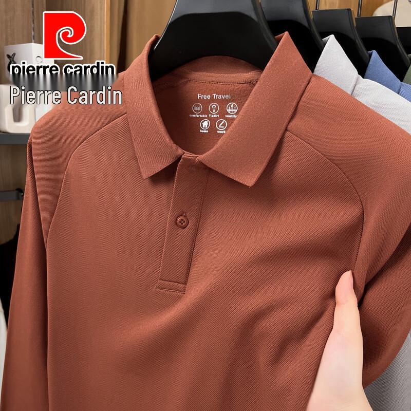 Pierre Cardin Men's Business Casual Long Sleeve T-Shirt