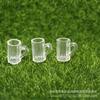 Japanese Dollhouse Accessories: Children's Pretend Play Educational DIY Mini Beer Mug Model.