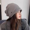 Winter Short Brim Outdoor Fashion Pretty Knit Beanie Hat