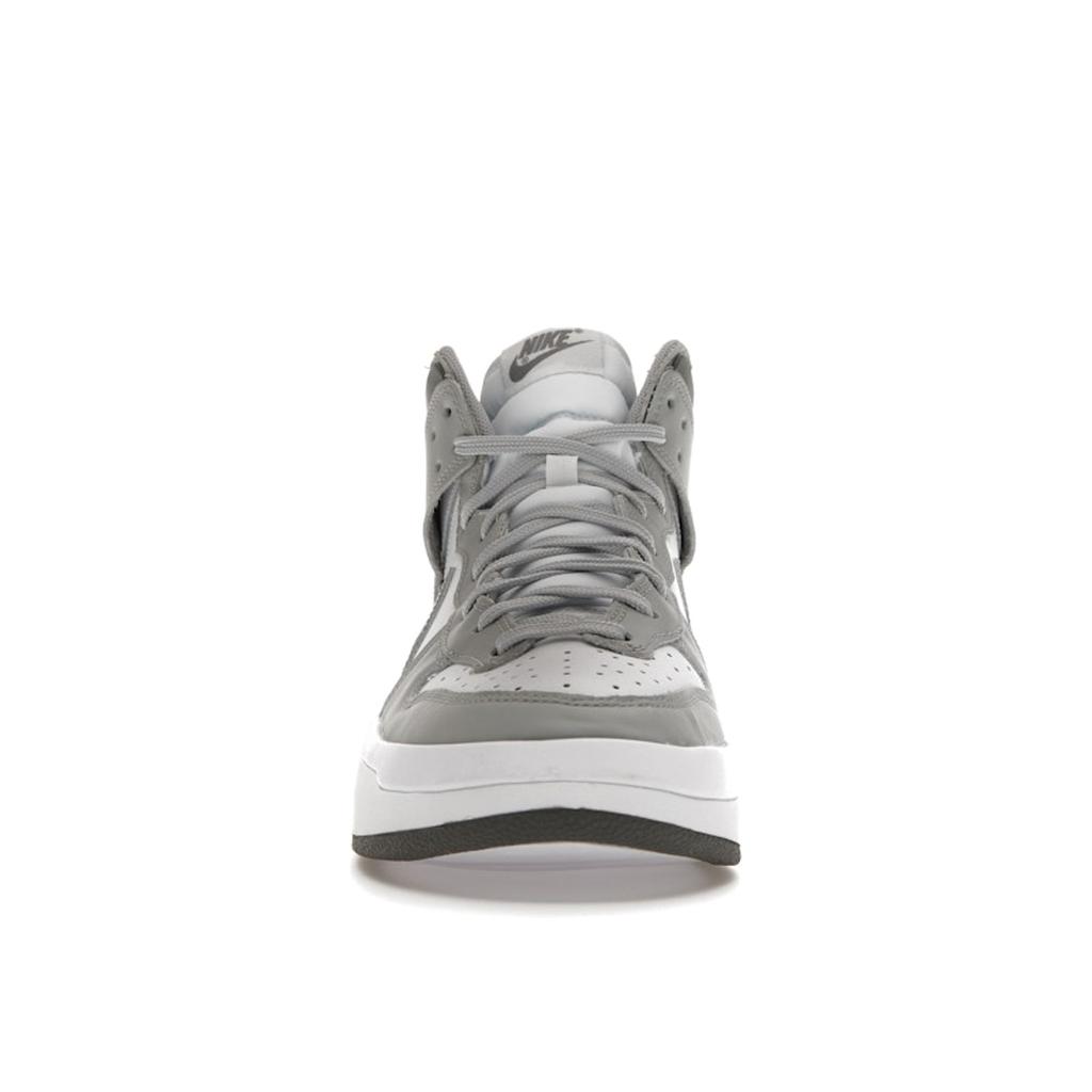 Nike Dunk High Up Light Smoke Grey Damskie Sneakersy Białe Srebrne DH3718-106