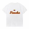 Venezuela Flag Print TShirt Fashion Casual ONeck Short Sleeve Comfortable Lightweight Loose Fit Tshirt Summer Breathable Top