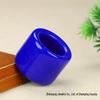 Men's Lapis Lazuli Jade Stone Ring: Elegant Blue Band