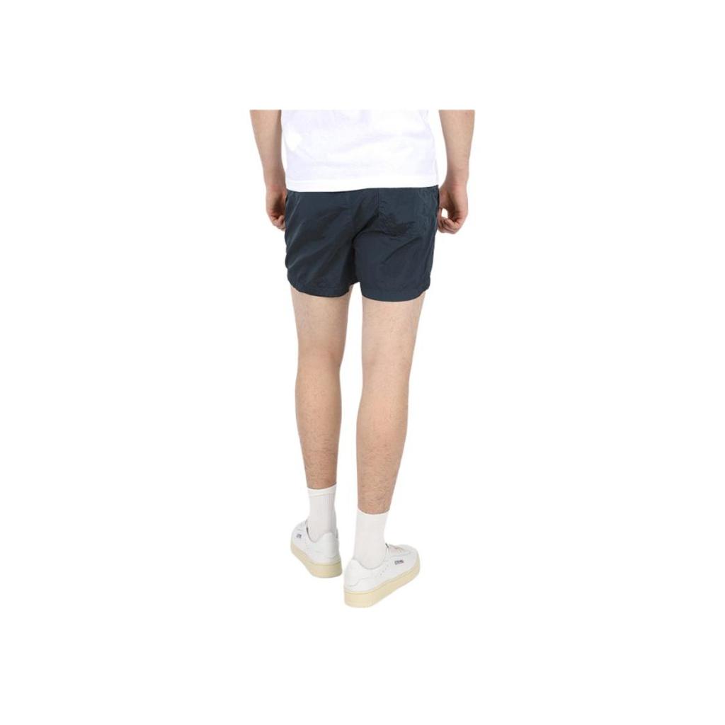 STONE ISLAND Ss23 Solid Color Large Pocket Logo Patch Casual Shorts Men Shorts Navy-Blue 1015B0643-V0024