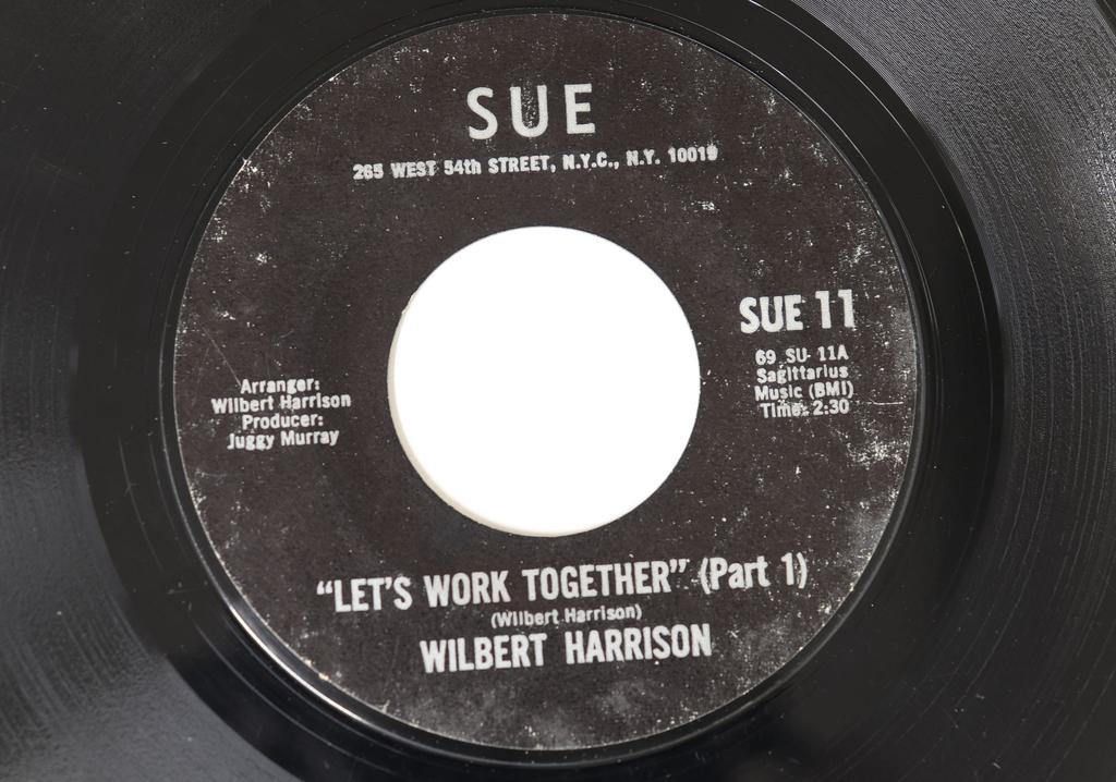 7inch Record WILBERT HARRISON - Let's Work Together SUE11 SUE 1969 US Soul/Funk Used