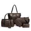 Women's bag new trendy large-capacity fashion portable one shoulder oblique span mother and child bag six-piece bag fashion