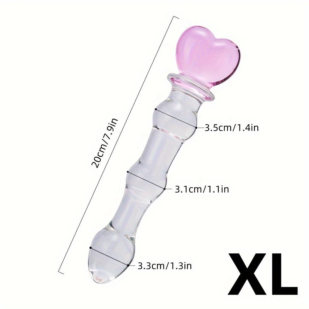 Kristallglas Dildos Sex Produkte Butt Plug Vaginale Anal Stimulation Perlen Prostata Massage für Frauen Homosexuell Anal Plug Sex Spielzeug