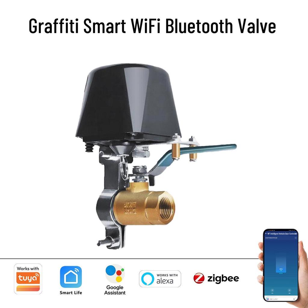 Smart WiFi Valve Controller - Universal App Remote for Water & Gas Shut-off with Timer
