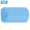 Microfiber Reusable Mop Cloth Replacement for Conga M10 / UMMUND For BR151 Robot Vacuum Cleaner 4 Pack 10 Pack Easy Install