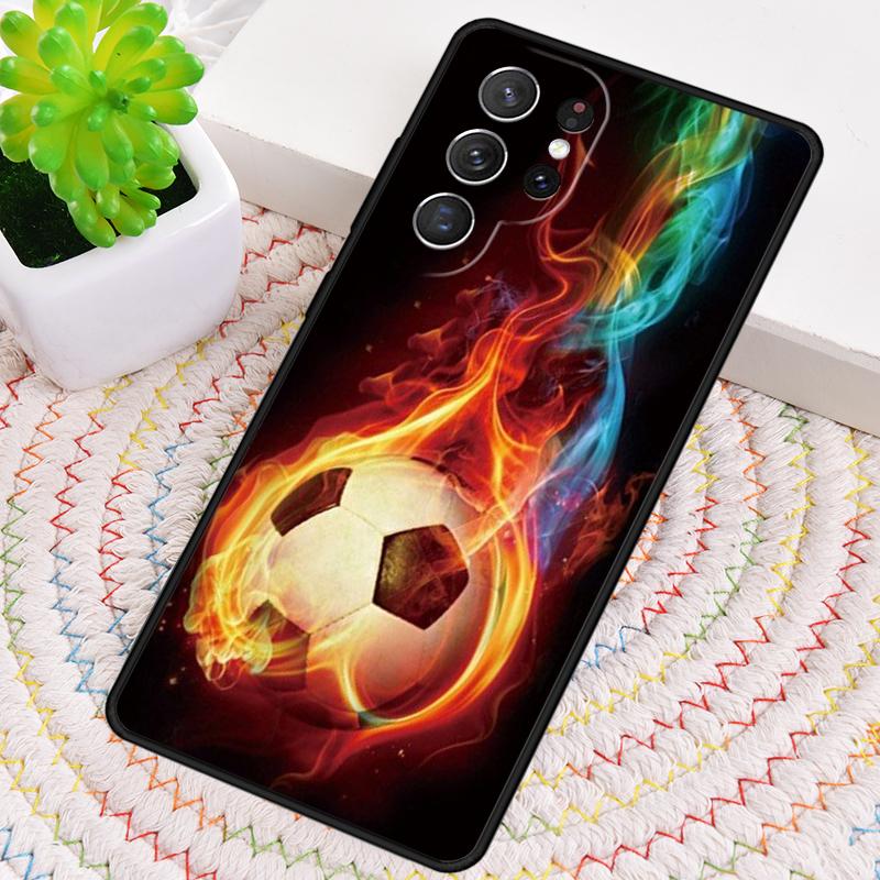 Fantasy Football Stadion Handyhülle für Samsung Galaxy note 10 pro S26 Ultra S23 S24 FE S25 S21 S22 PLUS stoßfeste Hülle