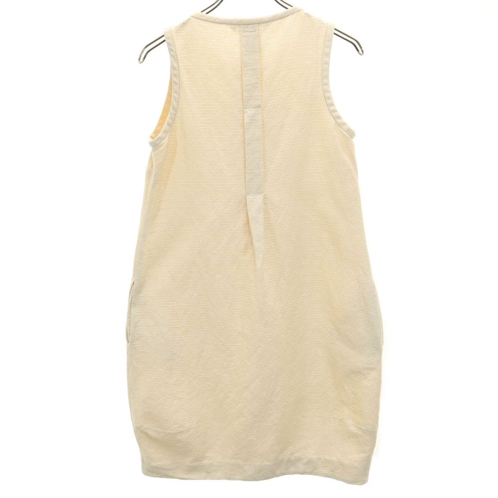 S Max Mara No Sleeve One Piece 42 Beige Women Used