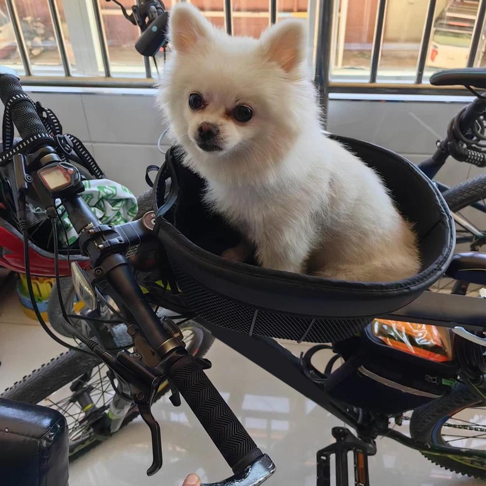 Pet Carrier Cycle Basket Cycling Basket Detachable Basket Waterproof Folding Multi-Purpose Basket For Small Pets For Pet