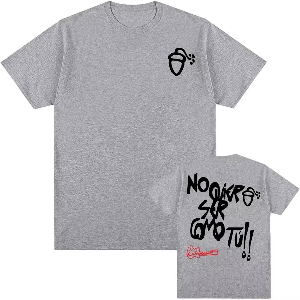 2026 Summer Bestseller Oneck Extremoduro Rock Band Print Tshirt Short Sleeve Unisex Streetwear Hip Hop Male Tshirts