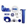 For ATV Quad Bike Motocross Moped Scooter Bike CNC Aluminum Parts 7/8" 22mm Universal Motorcycle Accelerator Throttle Twist Grip,Blue.