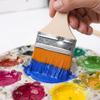 Wooden Handle Nylon Bristle Paint Brush Nylon Bristle Oil Painting Brushes Oil Painting Watercolor Drawing Dusting Cleaning Tool